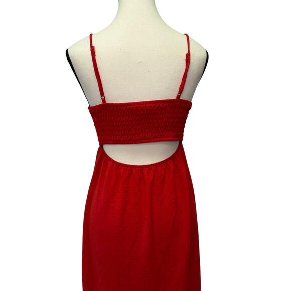 Monteau Maxi Dress - Size Small - Chic Cut-Out Back - Picture 5 of 12